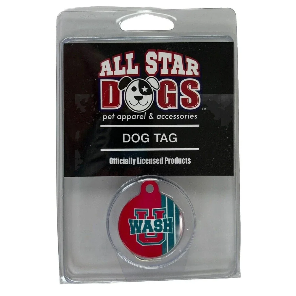 ALL STAR DOGS Collegiate Merch For Pets Dog Tag Washington University Missouri